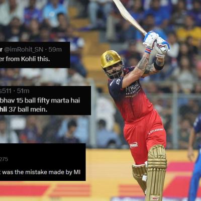 Virat Kohli Bashed for Slow Fifty at Wankhede: "MI's Dhurandhar, Out Nahi Karna Tha"