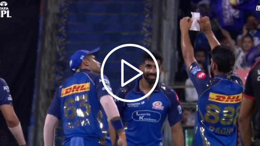 MI Star Replicates Abhishek Sharma's Iconic Parchi Celebration After Reaching IPL Milestone